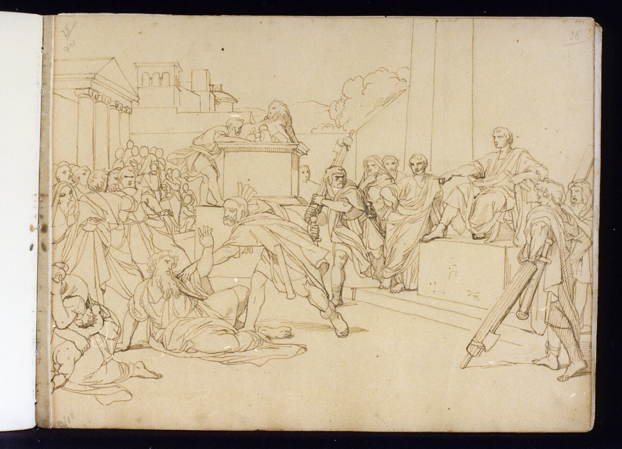 Studio scena di storia romana - Museo Nazionale di san Martino, Napoli